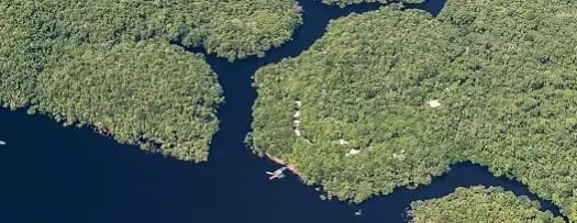 Anavilhanas Lodge - vista aérea