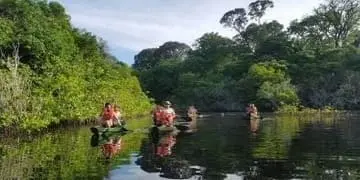 Excursões - Passeio de canoa
